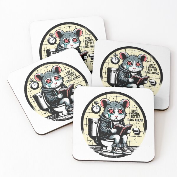 Item preview, Sad Hamster meme,mouse-coquette-reading books  designed and sold by toobel.