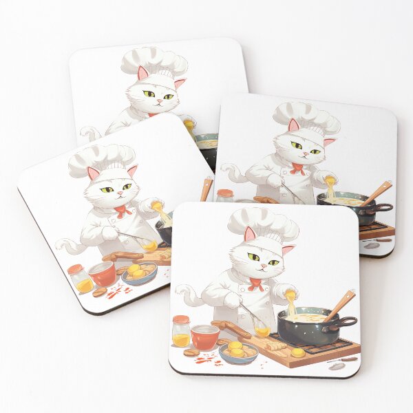 Item preview, cat cooking breakfast  designed and sold by GeauxTigs225.