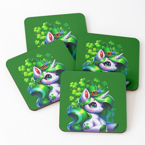 Item preview, St Patricks Day Irish Unicorn Girls Kids Toddler Lepricorn designed and sold by nicksvp.