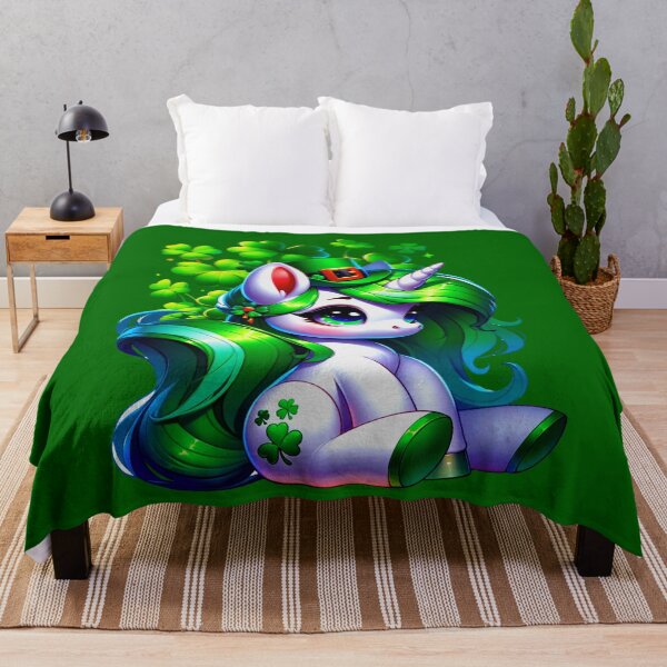 Item preview, St Patricks Day Irish Unicorn Girls Kids Toddler Lepricorn designed and sold by nicksvp.