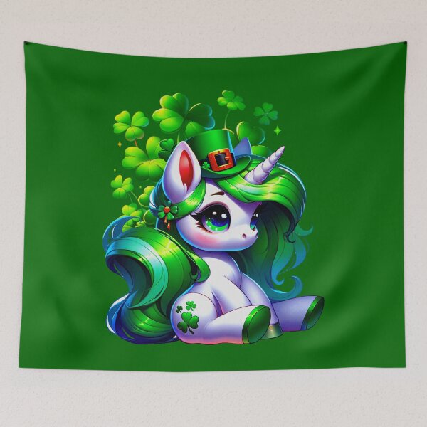 Item preview, St Patricks Day Irish Unicorn Girls Kids Toddler Lepricorn designed and sold by nicksvp.