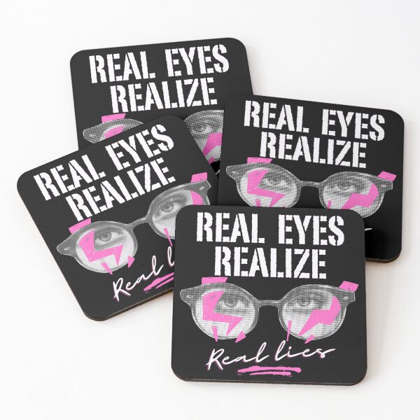 Item preview, Streetwear Real Eyes Realize Real Lies Funny Saying designed and sold by rewingjadeArt.