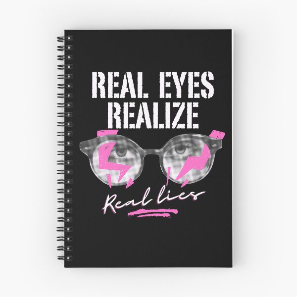 Item preview, Streetwear Real Eyes Realize Real Lies Funny Saying designed and sold by rewingjadeArt.