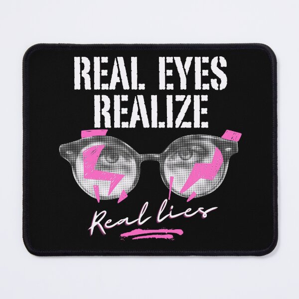Item preview, Streetwear Real Eyes Realize Real Lies Funny Saying designed and sold by rewingjadeArt.