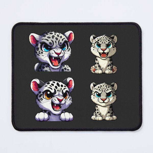 Item preview, Perfect Cute and Angry Snow Leopards designed and sold by Irbisinthebox.