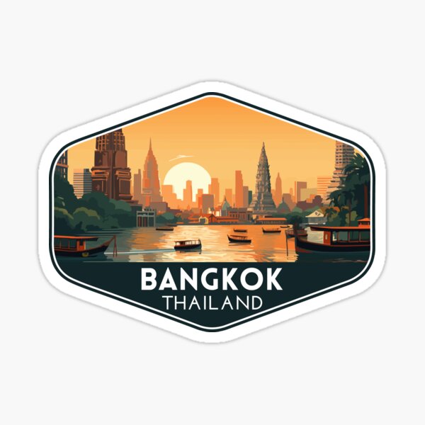 Item preview, Bangkok Thailand Travel Art designed and sold by electricninja.
