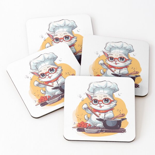 Item preview, just a kitty cooking some food  designed and sold by GeauxTigs225.