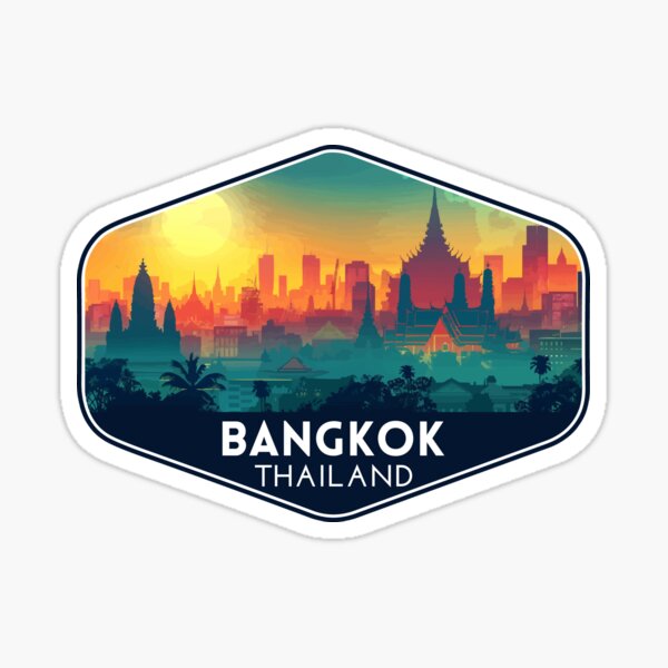 Item preview, Bangkok Thailand Travel Art designed and sold by electricninja.