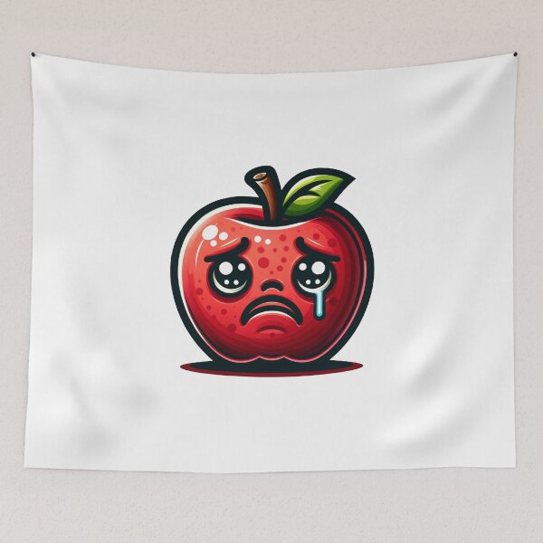 Item preview, sad apple designed and sold by FerdiEverywhere.