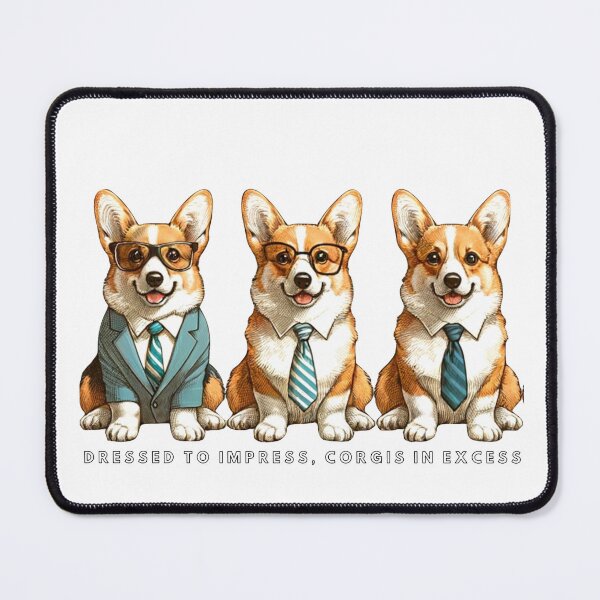 Item preview, Dressed to impress, corgis in excess designed and sold by TrendingDan.