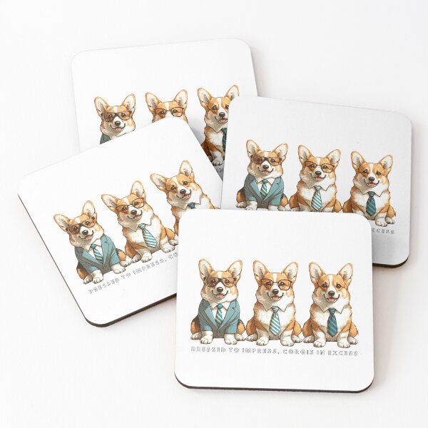 Item preview, Dressed to impress, corgis in excess designed and sold by TrendingDan.