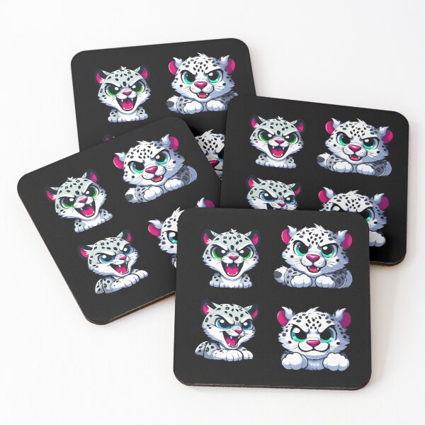 Item preview, Perfect Cute and Angry Snow Leopards designed and sold by Irbisinthebox.