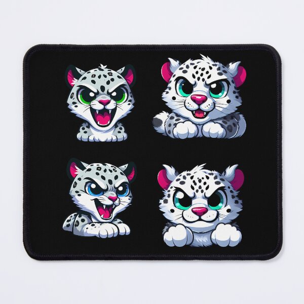 Item preview, Perfect Cute and Angry Snow Leopards designed and sold by Irbisinthebox.