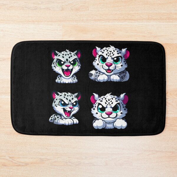 Item preview, Perfect Cute and Angry Snow Leopards designed and sold by Irbisinthebox.
