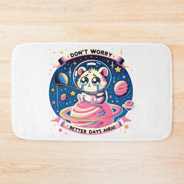 Item preview, don't worry better days ahead-Sad Hamster meme,mouse-coquette designed and sold by toobel.