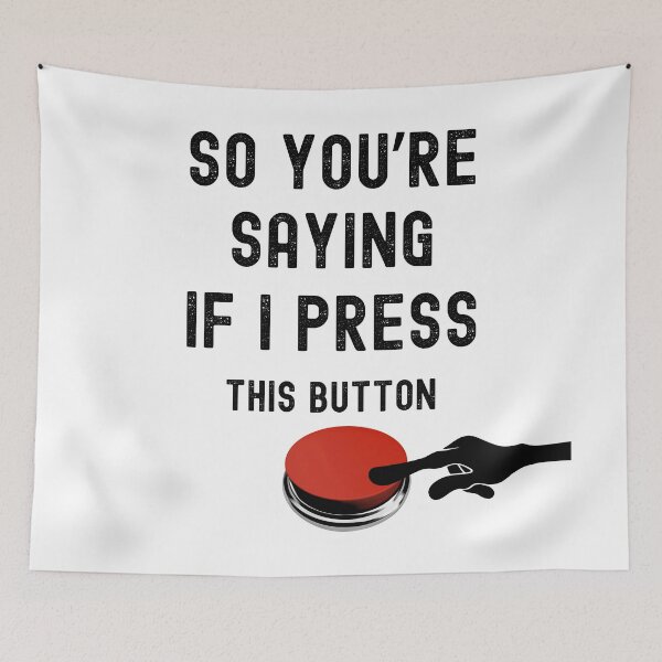 Item preview, Alien Press This Button Humor designed and sold by JoeZigns81.