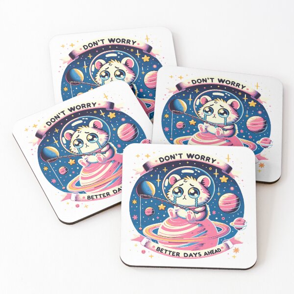 Item preview, don't worry better days ahead-Sad Hamster meme,mouse-coquette designed and sold by toobel.