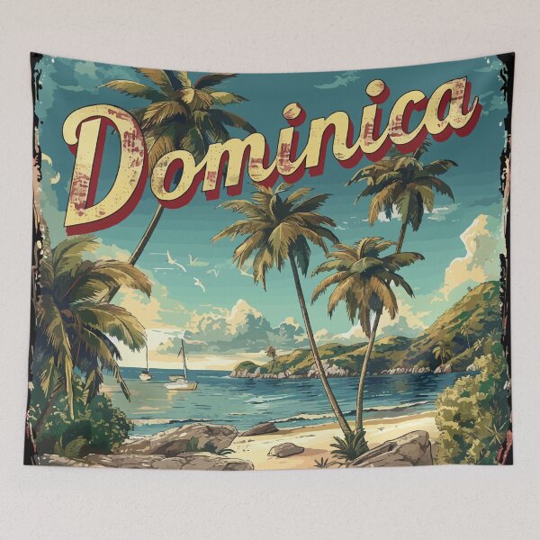 Artikelvorschau, Dominica (mit weißer und roter Schrift) entworfen und verkauft von VelvetRoom.