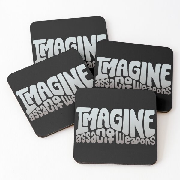Item preview, Imagine No Assault Weapons Word Art designed and sold by Unhinged Heather.