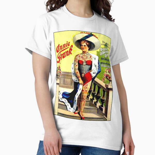 Item preview, ANNIE FRANK : Vintage Tattooed Lady Advertising Print designed and sold by posterbobs.