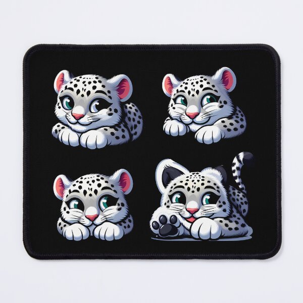 Item preview, Perfect Cute and Angry Snow Leopards designed and sold by Irbisinthebox.