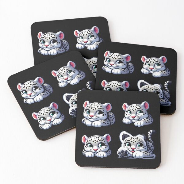 Item preview, Perfect Cute and Angry Snow Leopards designed and sold by Irbisinthebox.