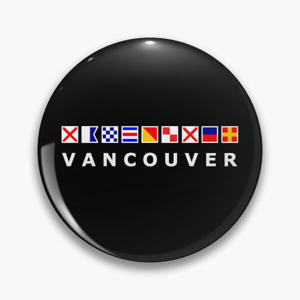 Item preview, Vancouver Canada Nautical Sailing Flags Dark Color designed and sold by TinyStarCanada.