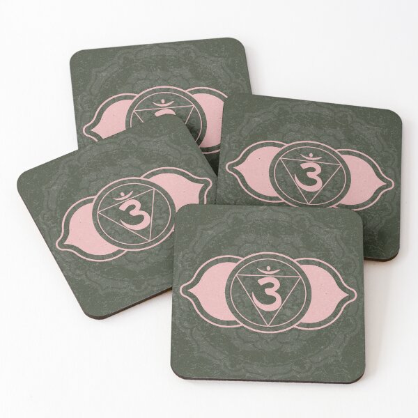 Item preview, Third Eye Chakra Mandala - Pine + Rose designed and sold by Irene Estelle.