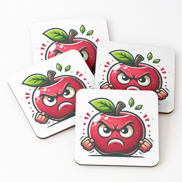 Item preview, angry apple designed and sold by FerdiEverywhere.