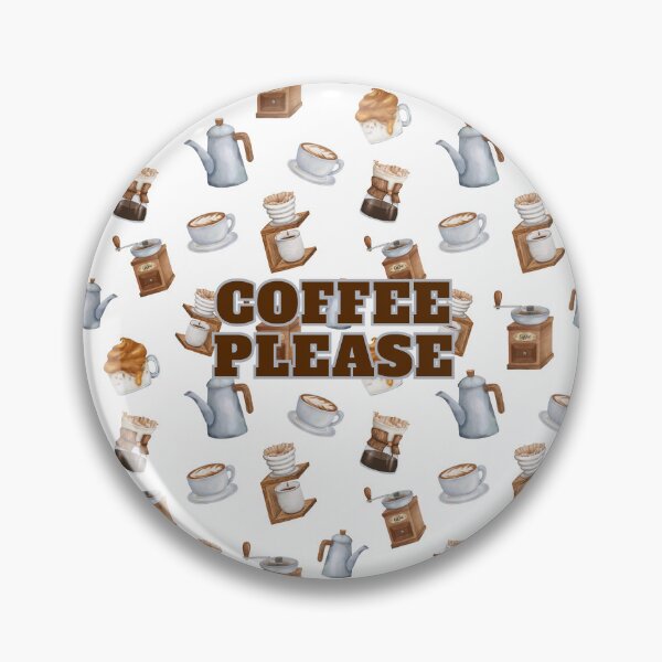 Item preview, Coffee Please (Pattern) designed and sold by TidyKitchenInc.
