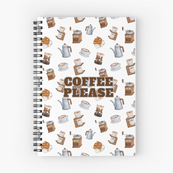 Item preview, Coffee Please (Pattern) designed and sold by TidyKitchenInc.