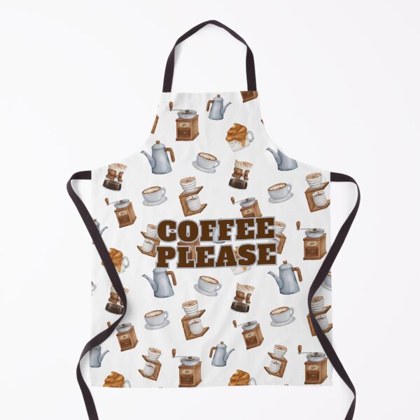 Item preview, Coffee Please (Pattern) designed and sold by TidyKitchenInc.