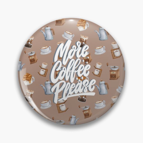 Item preview, More Coffee Please (Pattern) designed and sold by TidyKitchenInc.