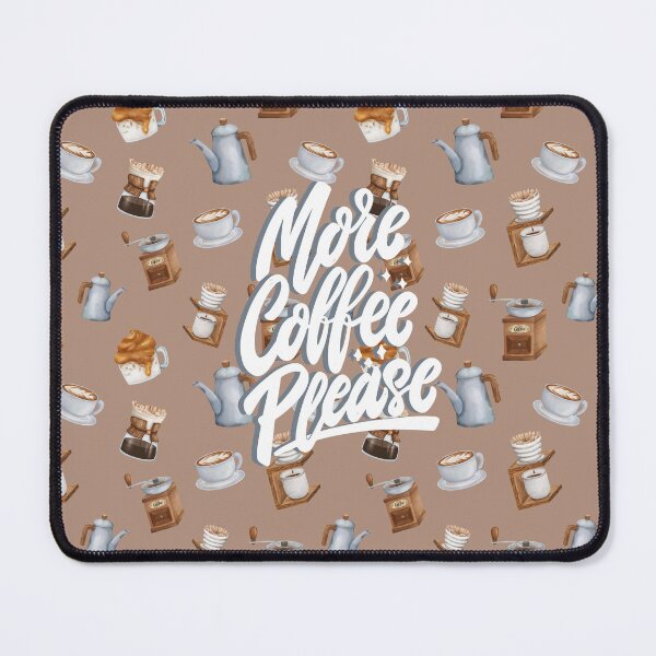 Item preview, More Coffee Please (Pattern) designed and sold by TidyKitchenInc.