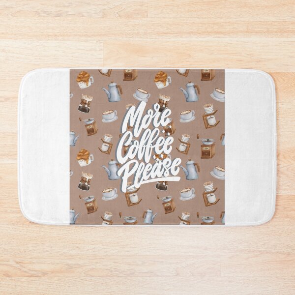 Item preview, More Coffee Please (Pattern) designed and sold by TidyKitchenInc.