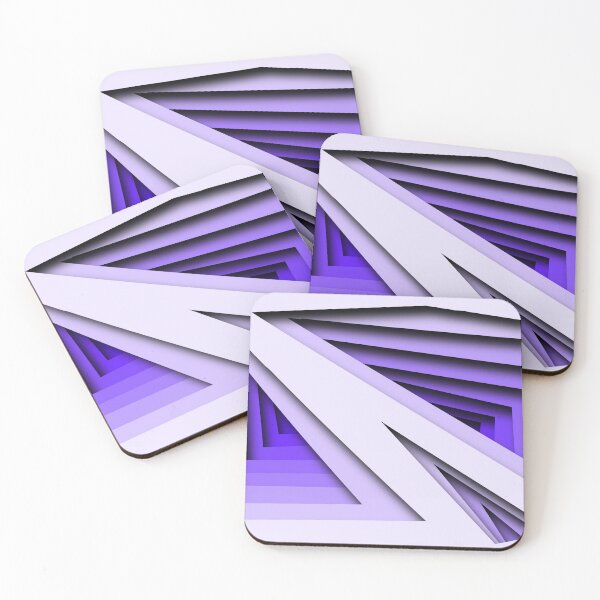 Item preview, Purple Geometric 3D designed and sold by TheSimpleEdge.