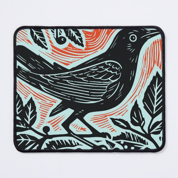 Item preview, Lino Cut Bird designed and sold by Texterns.