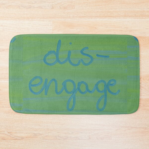 Item preview, DISENGAGE word art print designed and sold by nataliavandalia.