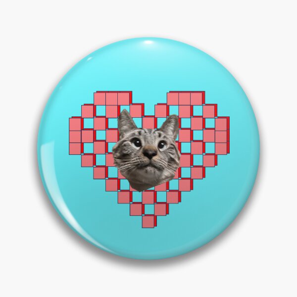 Item preview, Pixel Cat Heart  designed and sold by toastcaturday.