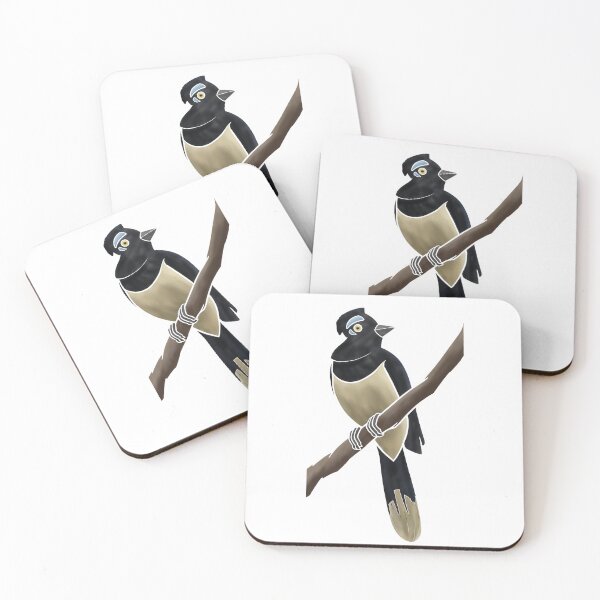 Item preview, Plush-Crested Jay (plain background) designed and sold by A-inProgress.