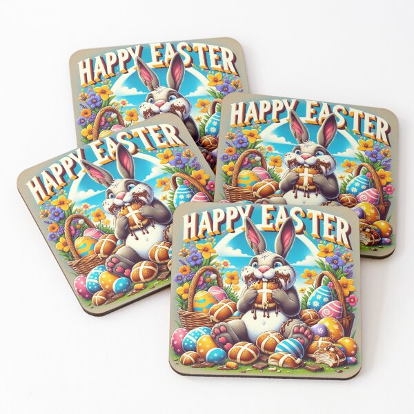 Item preview, Happy Bunny Happy Easter designed and sold by Kiwiaroha.