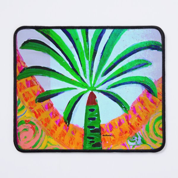 Item preview, Colorful Palm Tree in Folk Art Style - dePace' designed and sold by mrpropcake.