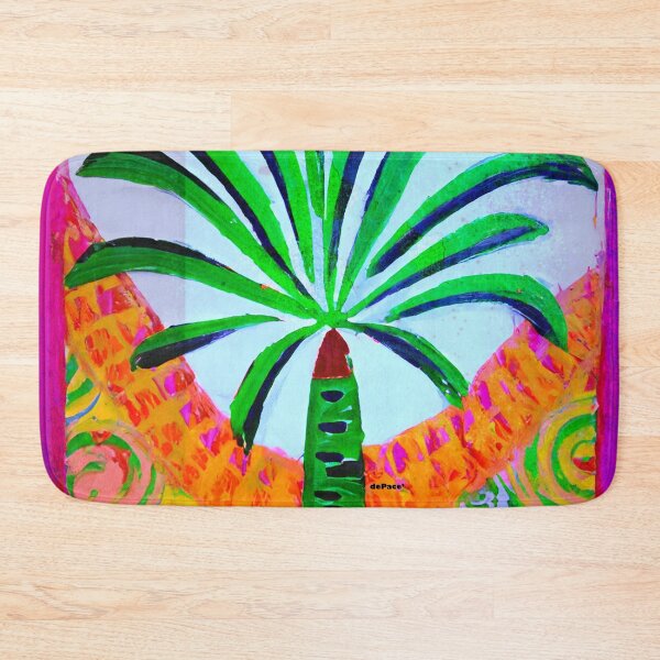 Item preview, Colorful Palm Tree in Folk Art Style - dePace' designed and sold by mrpropcake.