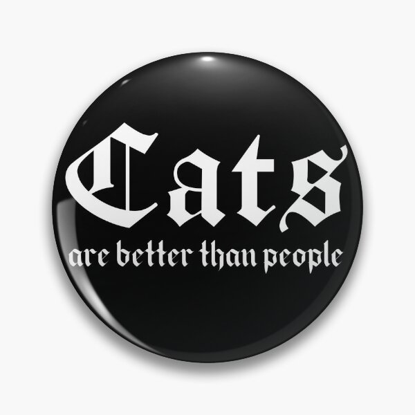 Item preview, Cats are better than people Funny Script Design designed and sold by NFindlayArt.