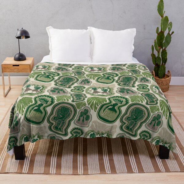 Item preview, Verdant Vignettes Tapestry designed and sold by Vibezgarden.