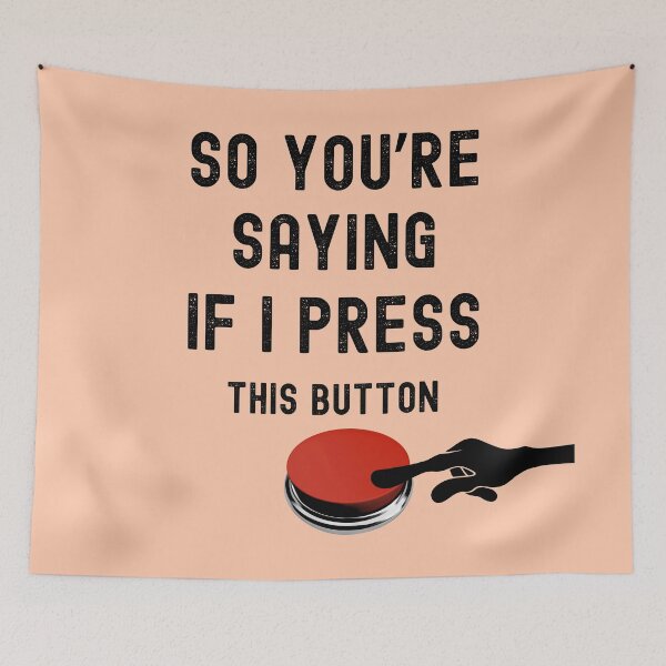 Item preview, Alien Press This Button Humor designed and sold by JoeZigns81.