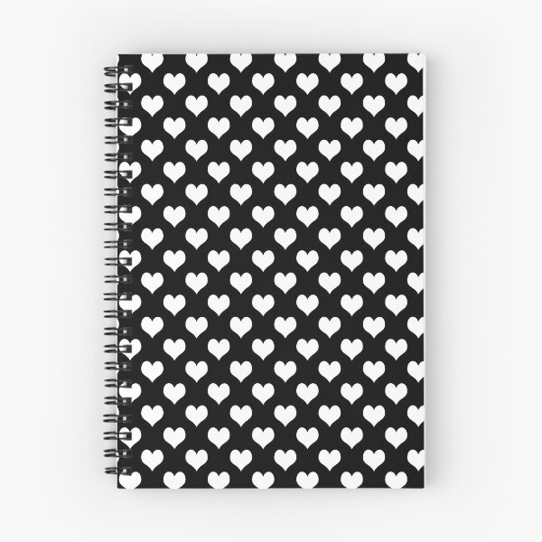 Item preview, Hearts Pattern: Black & White designed and sold by Jared Davies.