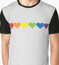 Pride Hearts Graphic T-Shirt