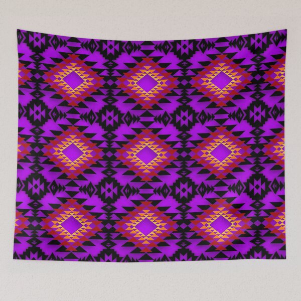 Item preview, Purple / Black  / Fire Color Native Design 2024 designed and sold by JMWCD.