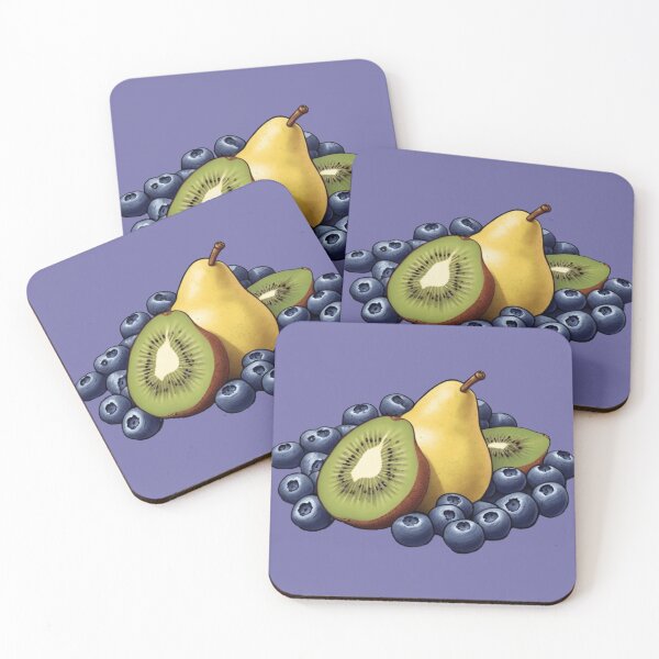 Aperçu de l'œuvre Myrtilles, Poire et Kiwi créée et vendue par PierreAlbijanic.
